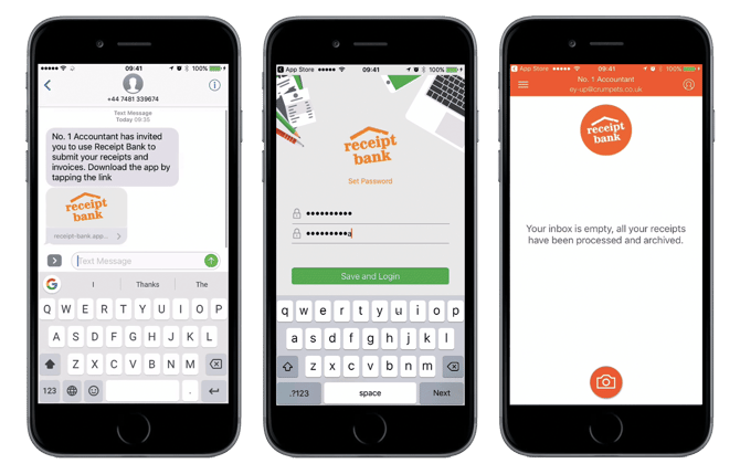 New countries available for Receipt Bank's SMS invitations